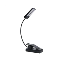 Double-Headed Rechargeable, Portable Music Stand Light, Clip-on Music Stand Light, Lightweight Eye Care Book Light