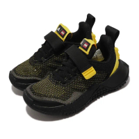 【adidas 愛迪達】童鞋 Sport Pro EL K 中童 黑 黃 樂高 魔鬼氈 LEGO 聯名款 運動鞋 愛迪達(GW8124)