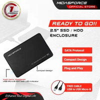 Midasforce Enclosure SSD HDD 2.5 Inch USB 3.0 Hitam