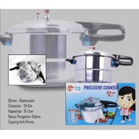 SKY - Panci Presto HC Press Cooker 8 Liter (TANPA KACA) PRESTO 8 LITER TD