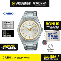 Jam Tangan Pria Casio Original MTP-B180D-7AVDF Analog Stainless Steel Strap