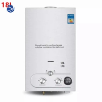 18L LPG Gas Water Heater Domestic Instant Tankless Propane Tankless Gas Water Heater