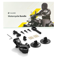 【eYe攝影】現貨 新版 INSTA360 motorcycle bundle 摩托車套組 機車套件 萬用夾具 黏貼底座