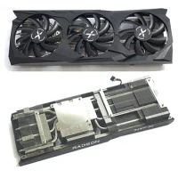 Original Brand New Graphics Card Cooler RX6700XT for XFX RX 6700 XT 12GB Snow Wolf Edition Graphics Card Replacement Heatsink