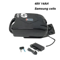 48V ebike battery frog e bike battery 48V 14AH with Samsung cells + 30A BMS for bafang 48V 1000W motors