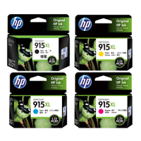 HP 915XL 四色一組高列印量原廠墨水匣 適用 OfficeJet Pro 8020/8025