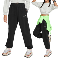 Nike  G NSW DF FLC Loose JGGR 童裝 大童 黑色 休閒 運動 寬鬆 束口 長褲 FN8649-010
