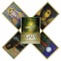 Gaia Oracle Cards A 45 Tarot English Visions Divination Edition Deck Borad Playing Games