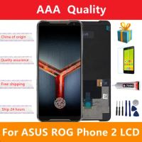 6.59";For Asus ROG 2 Phone II ZS660KL LCD Display Touch Screen Digitizer Assembly For ASUS ROG Phone2_I001D LCD With Fingerprint