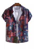 Twenty Eight Shoes Printed Short-Sleeved Shirt YL-C238