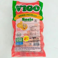 Vigo Sosis Merah Panjang Long 720g isi 30bj
