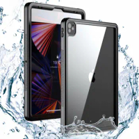Tablet Cover For iPad Pro 12.9 Case Waterproof Case Tablet IP68 Diving Underwater Shockproof Cover For iPad Pro 12.9 2021 2020