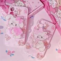 Mikko Kawaii Kitty Sanrio Rack Phone Case Anime Cute Cartoon Iphone15Pro Max /14/13/12 Inclusive Protective Sheath Girl Toys