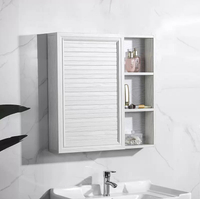 吊櫃 鋁合金防水浴室鏡櫃隱藏式鏡箱衛生間儲物鏡面櫃風水鏡子帶置物架