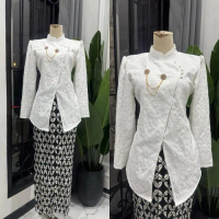 Permata Olshop / New Setelan Kebaya Janggan Jaguard Kekinian / Kebaya Modern / Kebaya Wisuda / Kebay