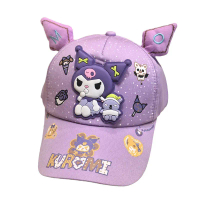 Sanrio Children's Baseball Cap Boys and Girls Anime Cartoon Kuromi Sun Hat Kids Sun Protection Cap t