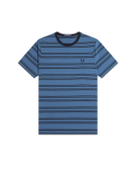 เสื้อยืดผู้ชาย SPORT FINE STRIPE T-SHIRT      สีน้ำเงิน