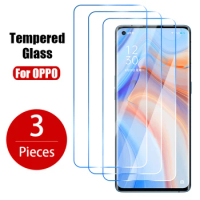 3PCS Tempered Glass For OPPO A74 5G A54 A52 Screen Protector For OPPO A72 A53 A9 A5 2020 Protective Glass