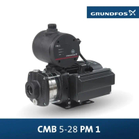 Grundfos Pompa Booster CMB 5-28 PM 1 1 Phase 220-240V 500W 83L/M 25M Otomatis dengan Pressure Manage