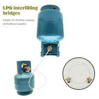 LPG Gas Tank Inflation Bridge Direct Connection Liquefied Gas Cylinder Inflation Valve Convenient Outdoor Stove Accessories