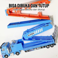 Die Cast Alloy Construction Vehicle Playset for Boys with Sound and Light Effects, Inertia Powered T