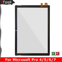 Touch Panel For Microsoft Surface Pro 4 1724 Pro 5 1796 Pro 6 1807 Pro 7 1866 Touch Screen Digitizer Front Glass Sensor Repair
