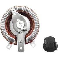 Rheostat, 10 Ohm, 100W, dengan Tombol, Serasi dengan 225G, 225G Plus, 225D, 225D Plus dan 225 NT, Al