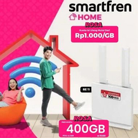 Smartfren Modem Home Router RE11 ROSA ZTE Bonus Kuota 400GB Full Regular 24 Jam RE 11 400GB