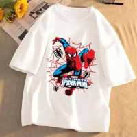 Super Hero Spider Man Cool Handsome American Style Printed T-shirt Short Sleeve Shirt Unisex Shirt