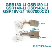 Carbon Brushes Replacement for Bosch GSB180-LI GSR180-LI GSR140-LI GSB140-LI GSR18V-21 1607000CZ1 Impact Drill Power Tools Parts