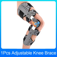 Hinged Knee Brace ROM Knee Immobilizer Brace Leg Braces Orthopedic Patella Knee Brace Knee Immobilizer Brace Support Orthosis