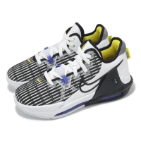 【NIKE 耐吉】籃球鞋 LeBron Witness VI GS 大童 女鞋 白 黑 氣墊 緩衝 LBJ 運動鞋(DD0423-100)