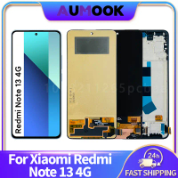 จอ LCD, 6.67 นิ้ว, สำหรับ Xiaomi Redmi Note 13 4G, ชุดตัวเลขแบบสัมผัส, 23129RAA4G, 23124RA7EO, 23129