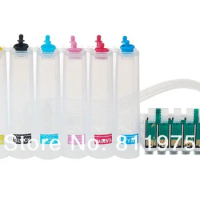 Continuous Ink Supply System ciss T0811 ink cartridge for epson Stylus Photo R270 R290 R295 R390 RX590 RX610 RX690 RX695 1410
