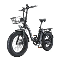 2024 Bafang Motor KETELES KF9 Folding Electric Bike 500W 17.5AH Battery 20*4.0 Fat Tire Folding E-Bike
