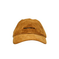 【NEW BALANCE】男款 女款 卡其棕色 帽子 老帽 休閒 可調節 燈芯絨 棒球帽 LAH23113WWK