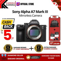 KameraKamera SONY Alpha A7 Mark III/ A7 Mark 3 Body Only Mirrorless Camera