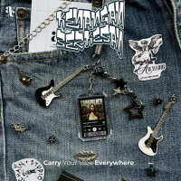 Keychain Music to Watch Boys To Lana Del Rey - Gantungan Kunci Aesthetic & Vintage