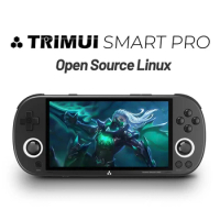 TRIMUI Smart Pro Open Source Handheld Game Console Retro Arcade Machine 4.96 Inch IPS Screen Portable Game Player Linux Kid Gift