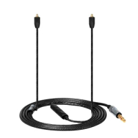 OFC Replacement MMCX Stereo Audio Aux Cable Extension Cord For Shure SE215 SE315 SE846 SE535 SE425 KSE1500 Headphones Earphones