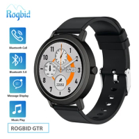 Rogbid GTR Smartwatch 2020 Bluetooth Call Music Play TWS Metal Smart Watch Waterproof IOS Android Global Version Clock Men Women