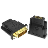 HDMI-compatible to DVI D 24+1 Pin Male Adapter Converter DVI Cable Switch for PC for HDTV PS3 Projector LCD TV Box TV
