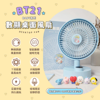 SOTHING 向物 USB充電數顯擺頭桌面風扇 BT21款(1年保固 無線風扇 桌面風扇 靜音風扇 桌上型)
