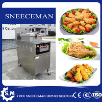 25L Gas pressure fryer(With oll pump) deep fried chicken machine air pressure fryer