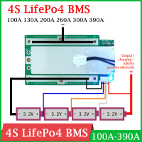4S 12V 100A 130A 200A 260A 300A 390ALifePo 4ลิเธียมเหล็กฟอสเฟตแผ่นป้องกัน12.8V สูงอินเวอร์เตอร์ BMS 