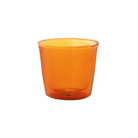 日本KINTO Cast Amber琥珀色雙層玻璃杯 250ml《WUZ屋子》日本 KINTO 琥珀色 雙層 玻璃杯 杯 杯子