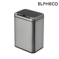 ELPHECO 不鏽鋼臭氧除臭感應垃圾桶20L ELPH9611U 鈦金色