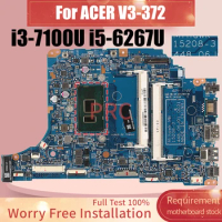 For ACER V3-372 Laptop Motherboard 15208-3 i3-7100U i5-6267U Notebook Mainboard