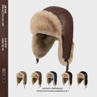 Winter Warm Hunter Hat Waterproof Windproof Ear Protection Snow Ear Muff Hat Sports Fashionable F2Y7