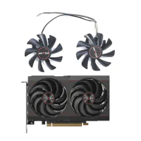 2 FAN DIY 85MM 4PIN FDC10H12S9-C new GPU fan suitable for Sapphire RX 6600 6600XT PULSE graphics card cooling fan